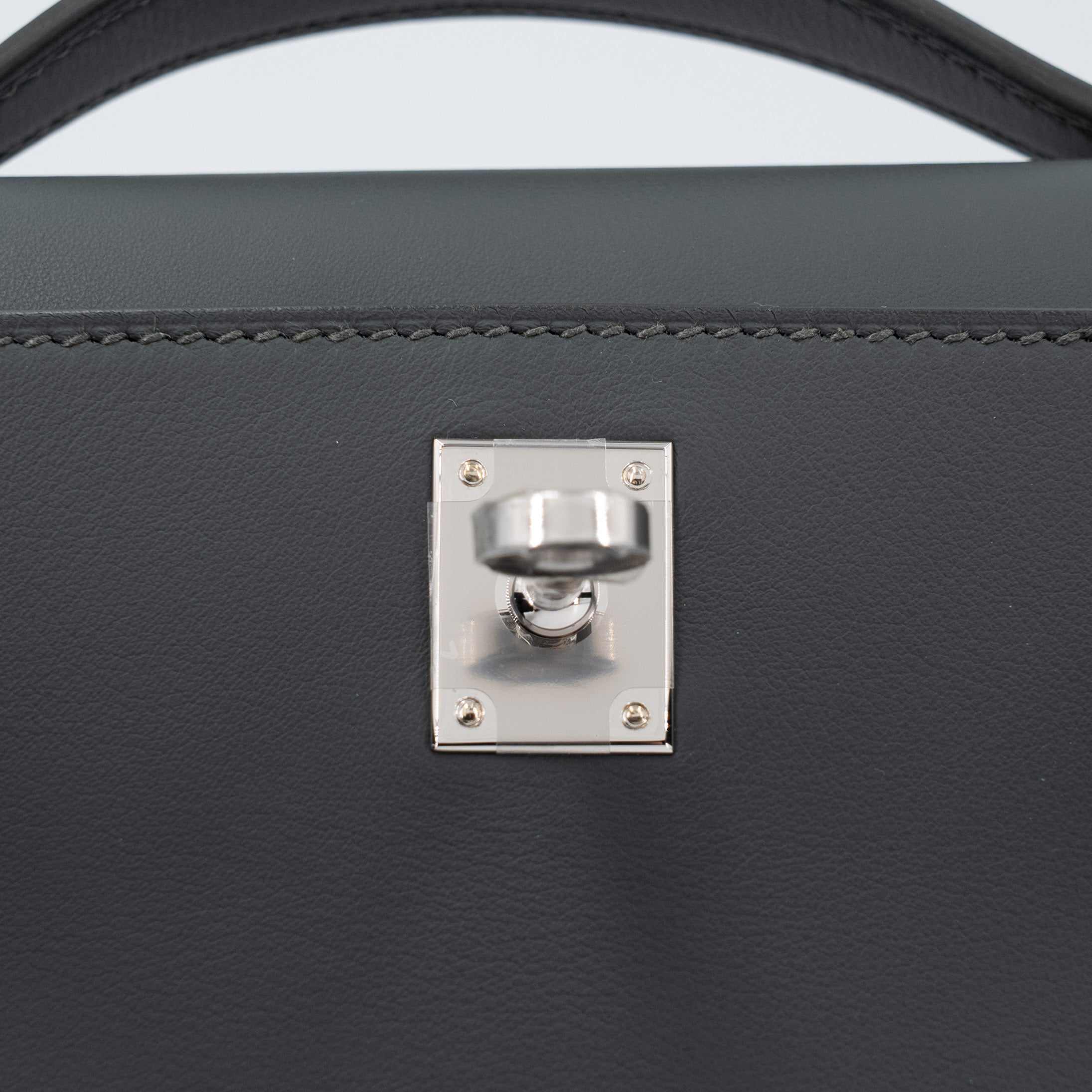 Hermès Kelly Pochette Swift Vert Mangrove PHW