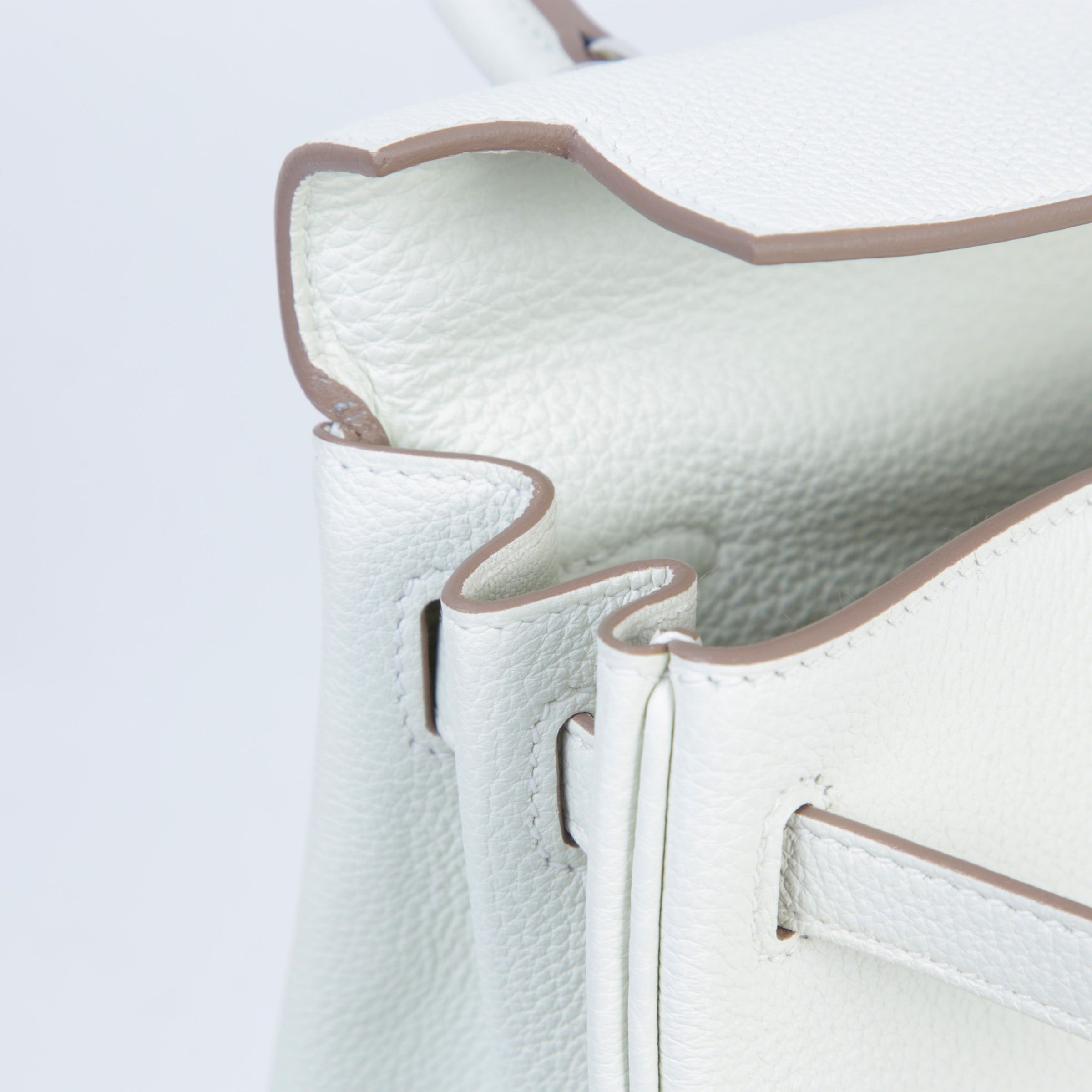 Hermès Kelly 25 Mushroom PHW