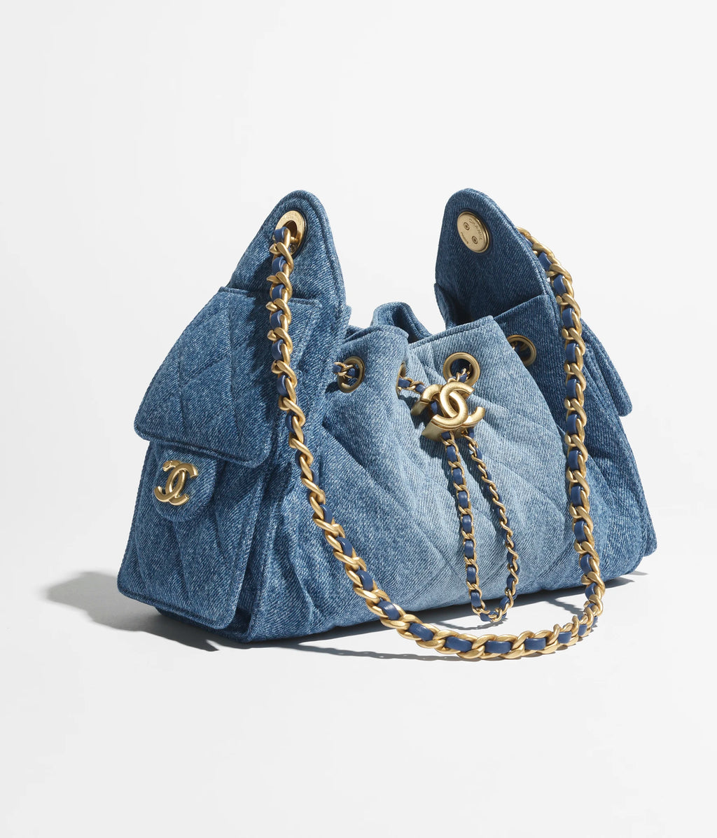Chanel 25 Mini HandBag Denim Blue