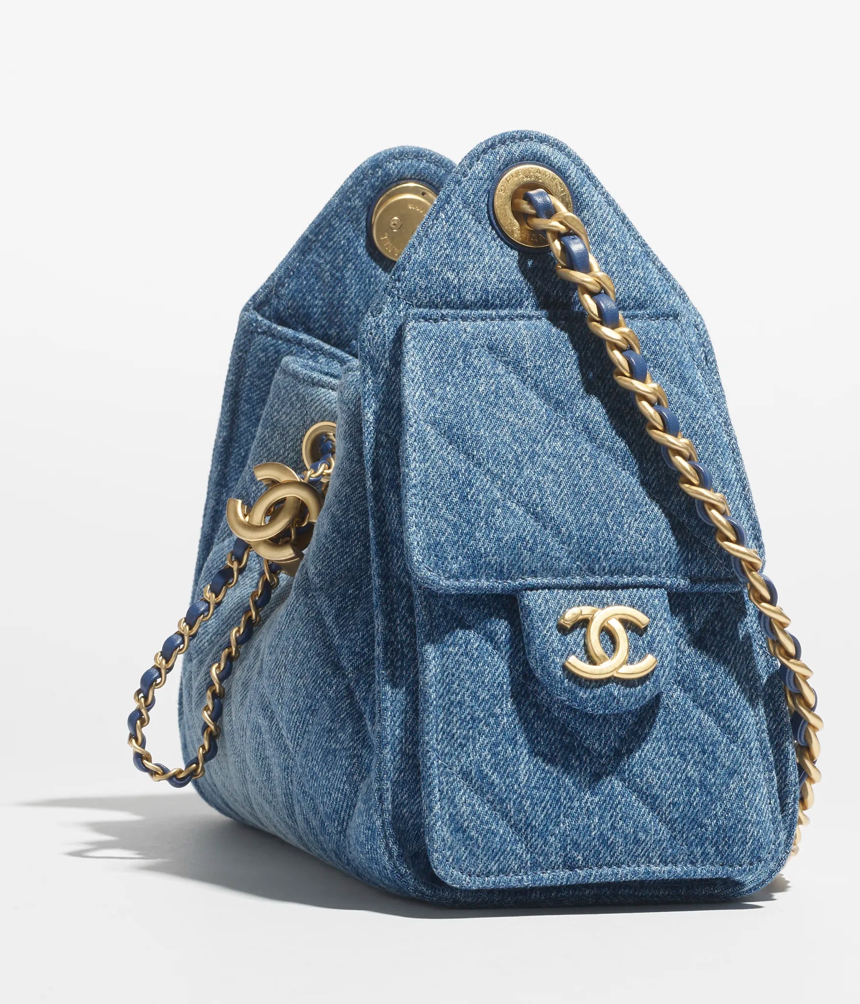 Chanel 25 Mini HandBag Denim Blue
