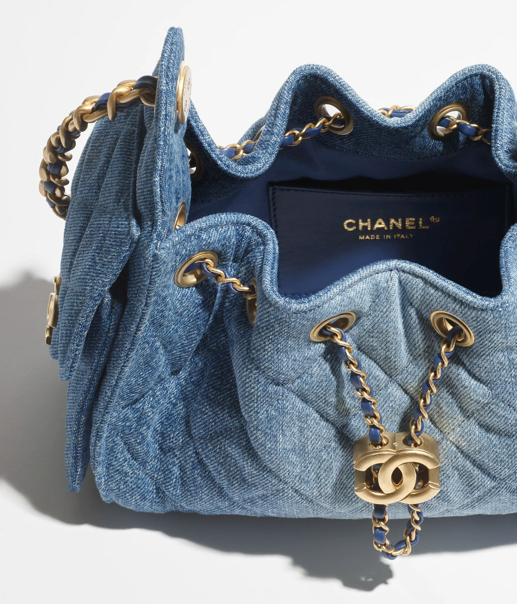 Chanel 25 Mini HandBag Denim Blue