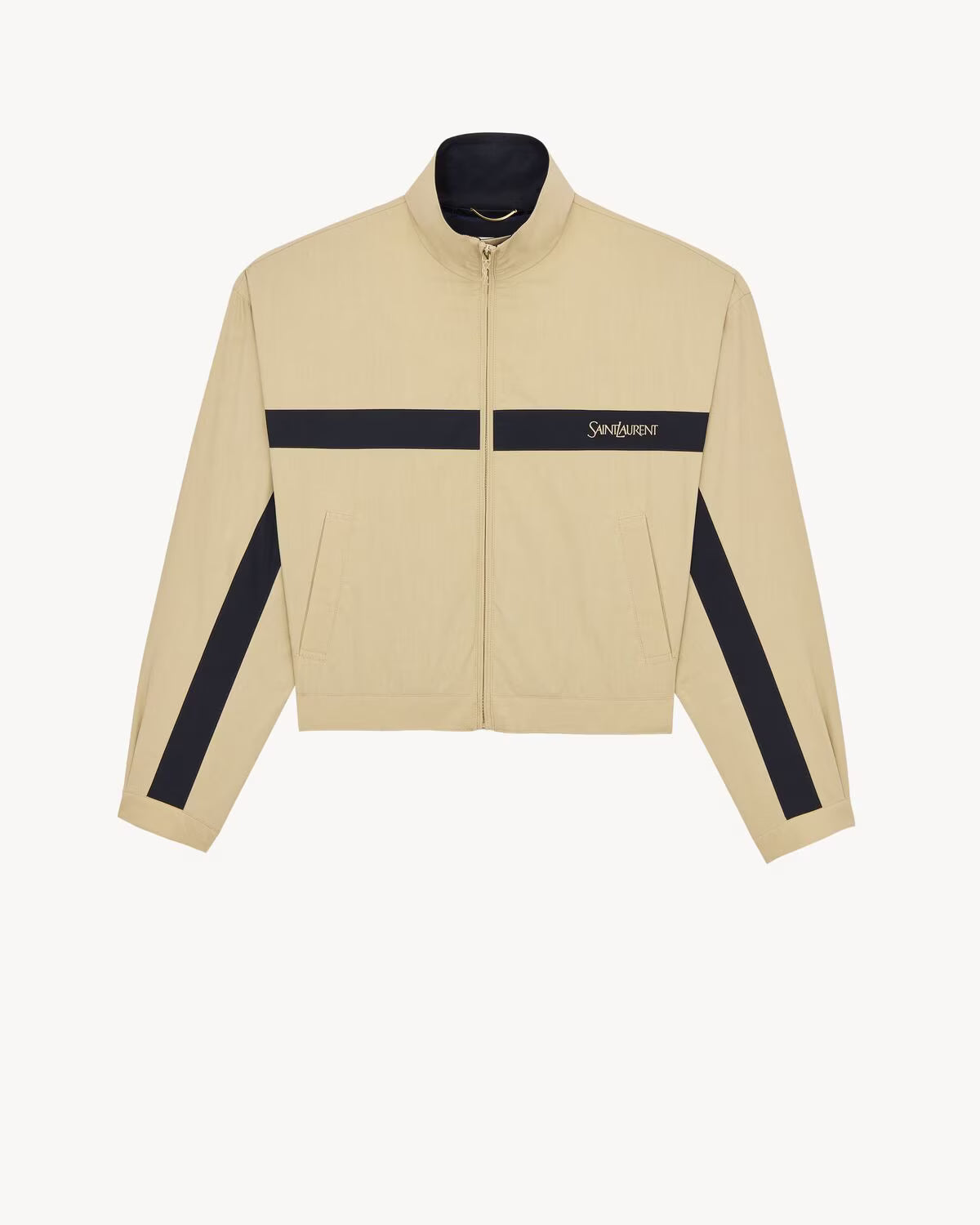 Saint Laurent Wind-Breaker Jacket In Cotton