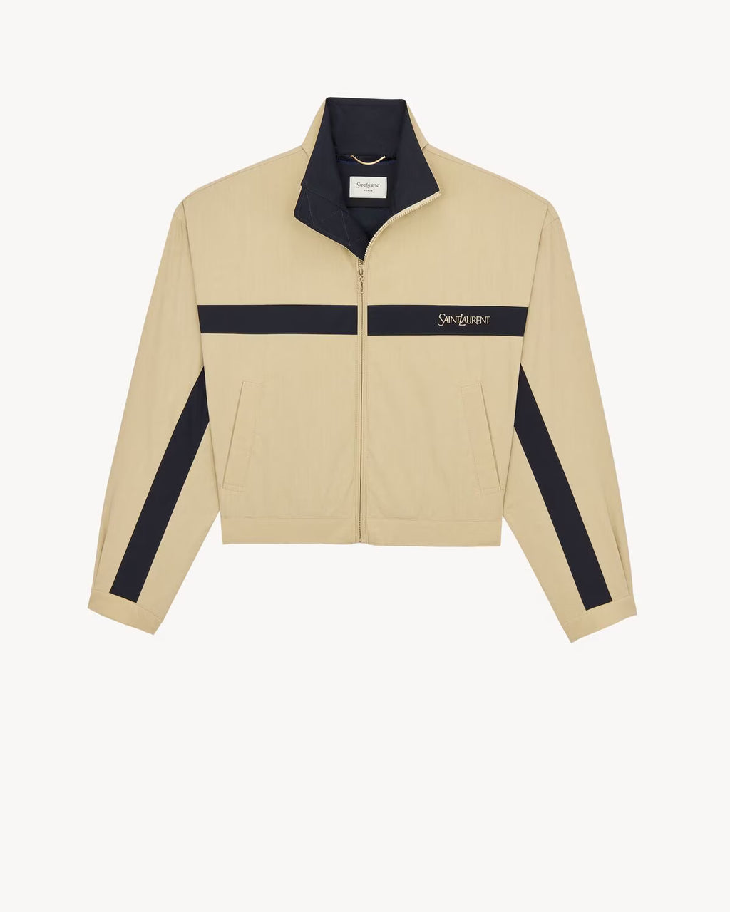 Saint Laurent Wind-Breaker Jacket In Cotton