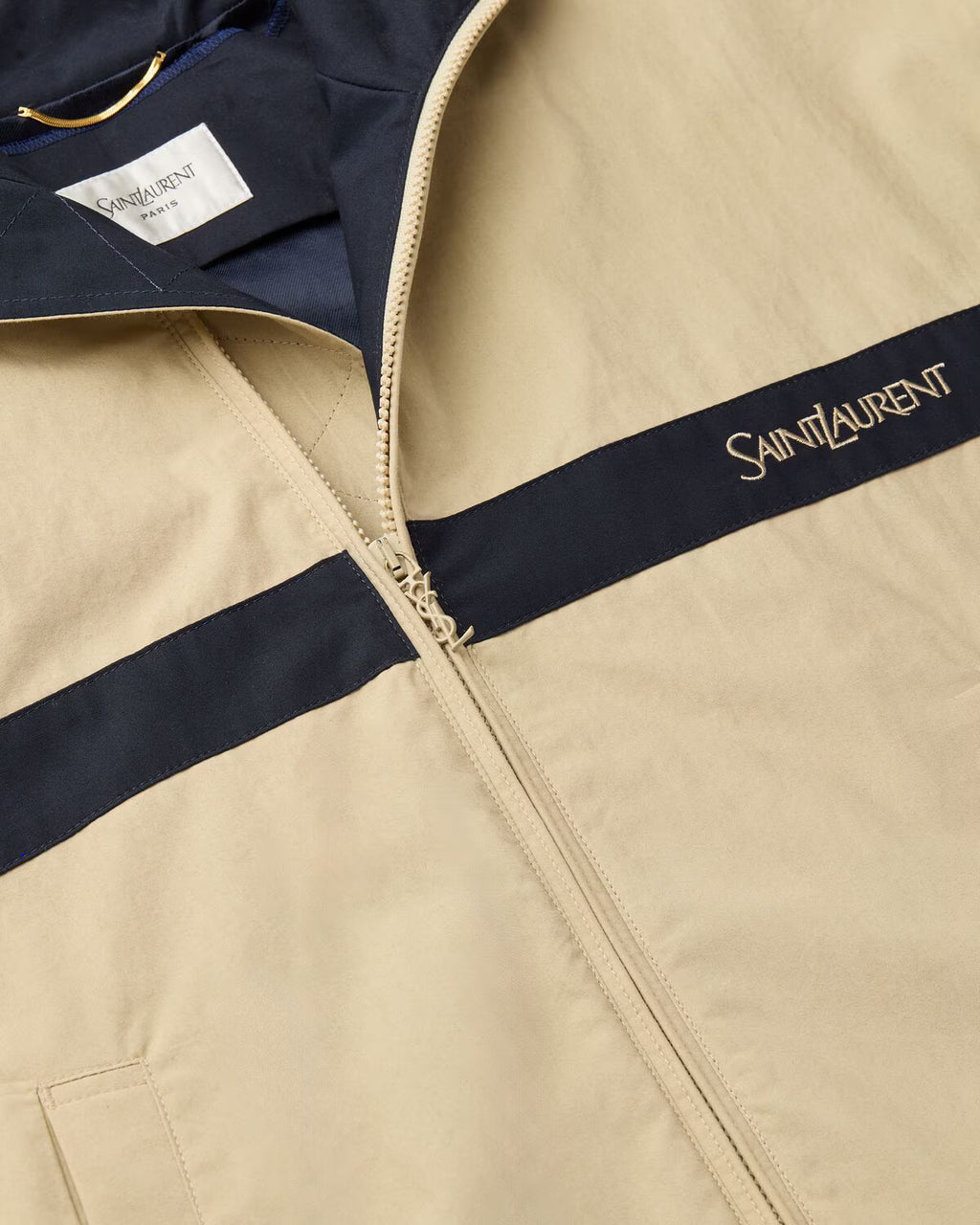 Saint Laurent Wind-Breaker Jacket In Cotton