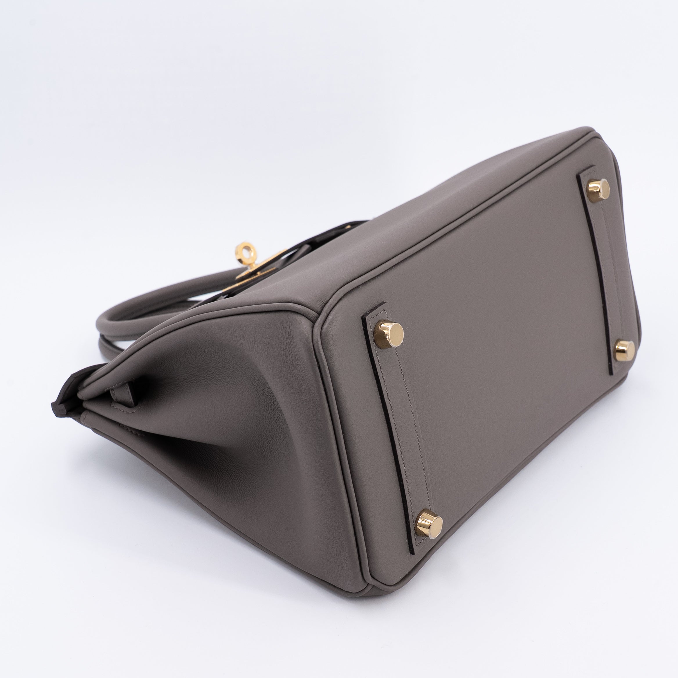 Hermès Birkin 25 Etain Swift leather GHW