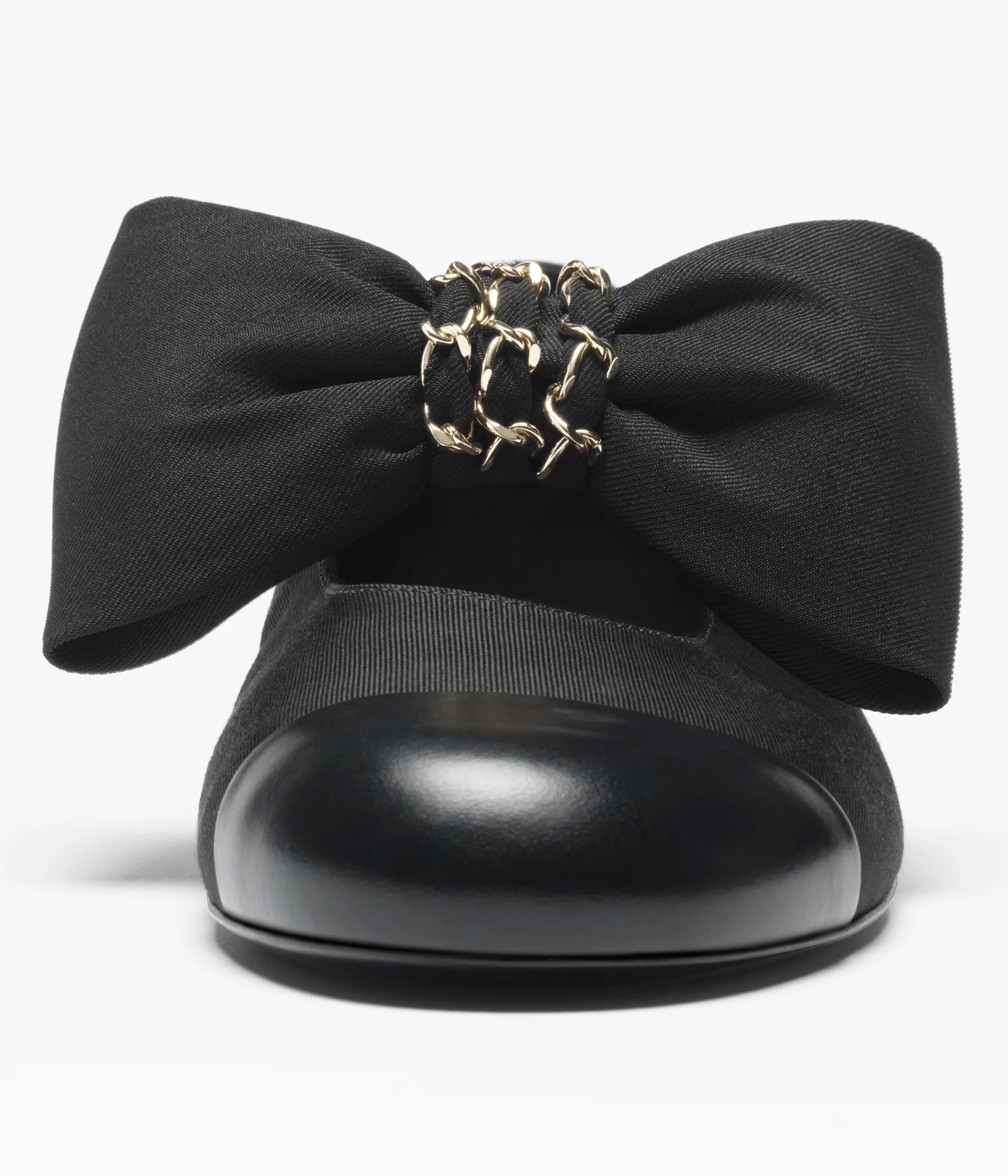 Chanel Mary Janes in Grosgrain & Calfskin