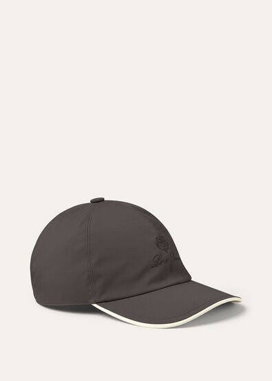 Loro Piana Baseball Cap  Black Sesame/Ivory