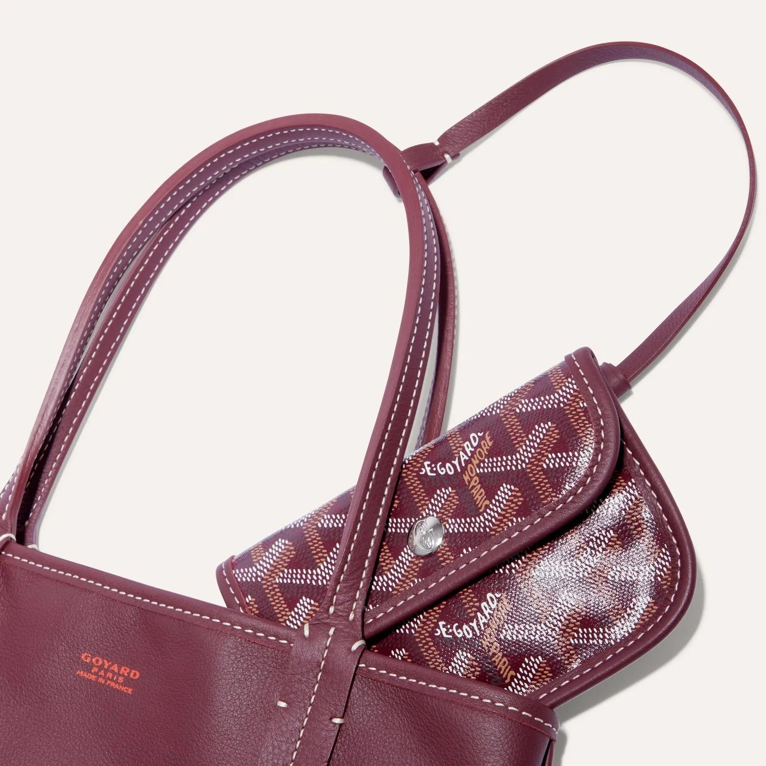 Goyard Anjou Mini Bag Burgundy