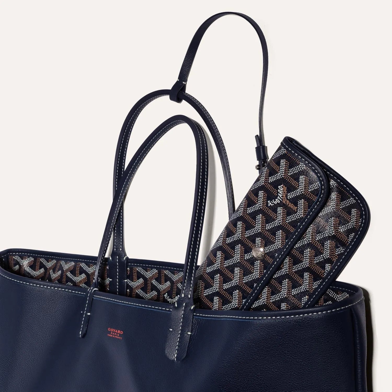Goyard Anjou PM Bag Navy Blue