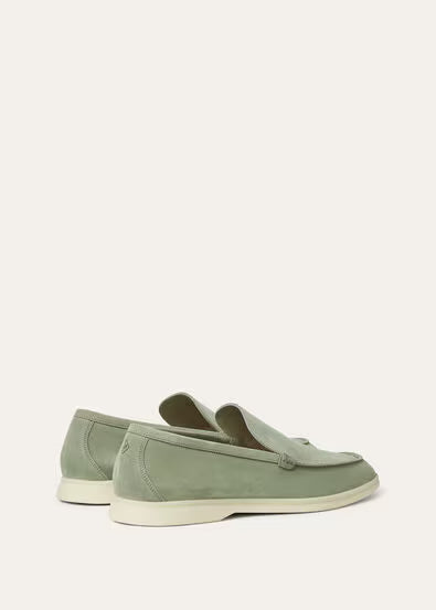 Loro Piana Mens Summer Walk Loafers Shamrock