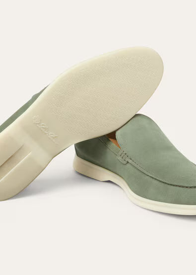 Loro Piana Mens Summer Walk Loafers Shamrock