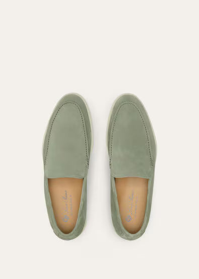 Loro Piana Mens Summer Walk Loafers Shamrock