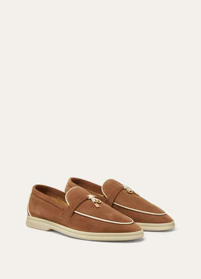 Loro Piana Summer Charms Walk Loafers Mole