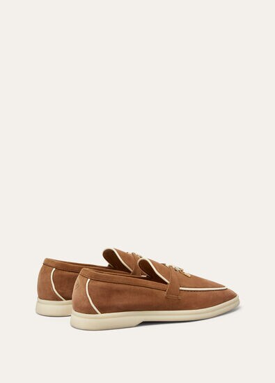 Loro Piana Summer Charms Walk Loafers Mole