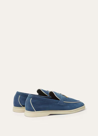 Loro Piana Summer Charms Loafers Walk Ocean Heart