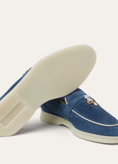 Loro Piana Summer Charms Loafers Walk Ocean Heart