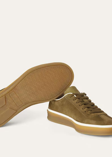 Loro Piana Tennis Walk Sneaker Tundra Green