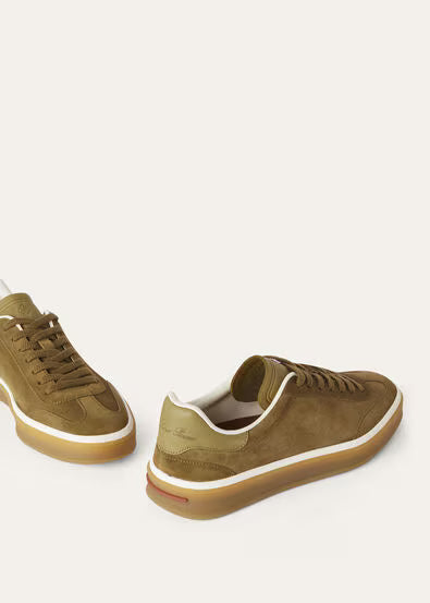 Loro Piana Tennis Walk Sneaker Tundra Green