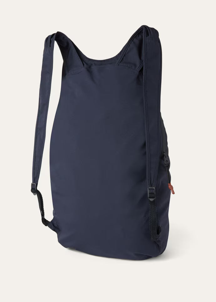 Loro Piana Ski24 Outdoor Backpack Navy Ocean Wave/Black Matt