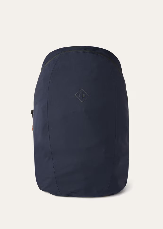 Loro Piana Ski24 Outdoor Backpack Navy Ocean Wave/Black Matt