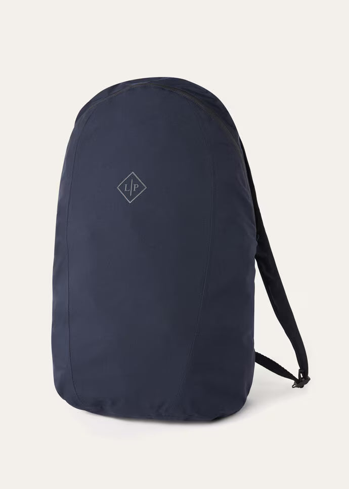 Loro Piana Ski24 Outdoor Backpack Navy Ocean Wave/Black Matt