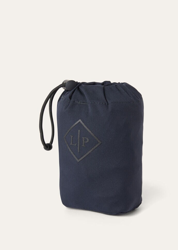 Loro Piana Ski24 Outdoor Backpack Navy Ocean Wave/Black Matt