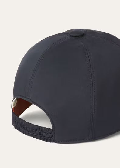 Loro Piana Baseball Cap Tonal Navy Blue/Ivory