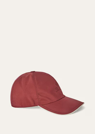 Loro Piana Baseball Cap Bourgogne/Ivory