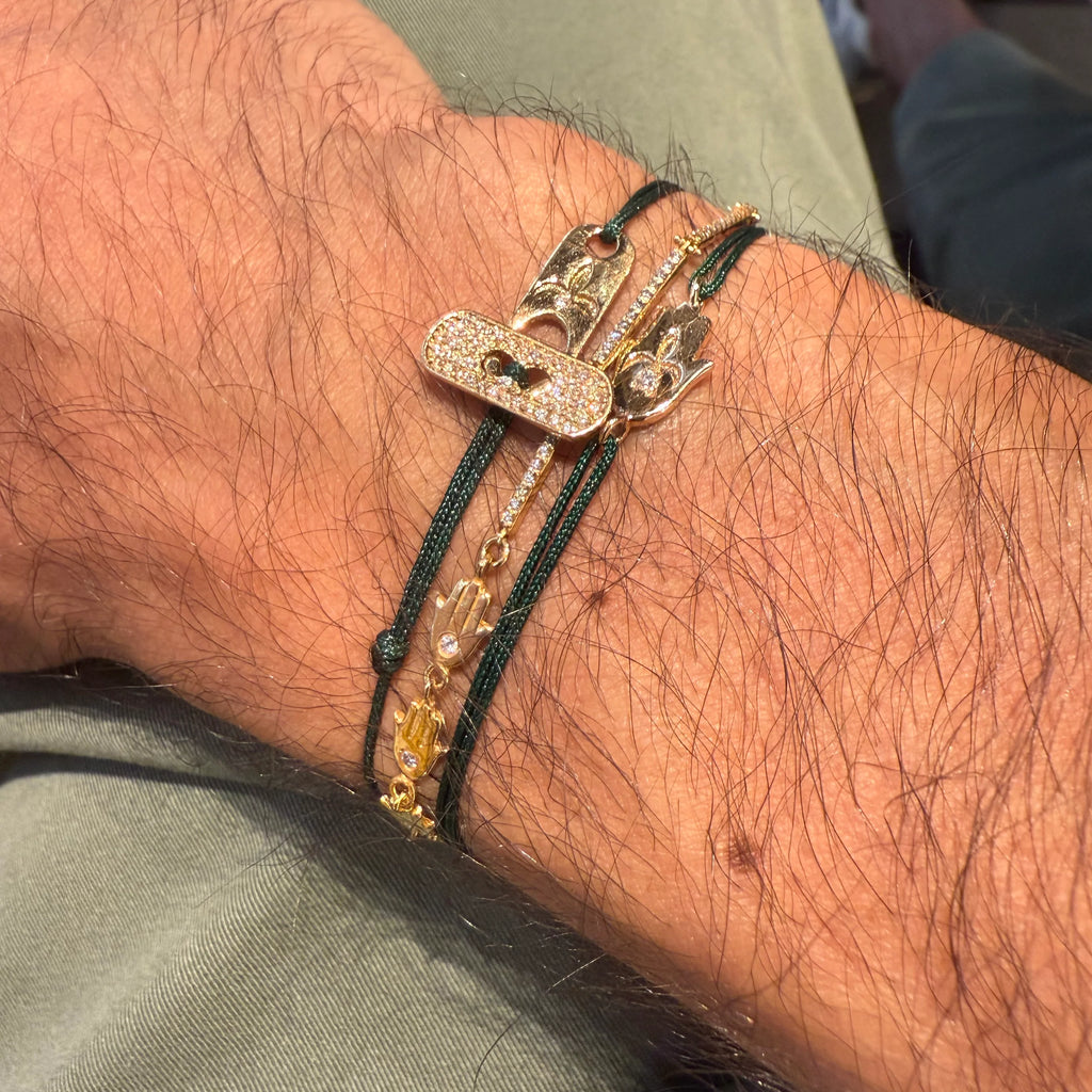 Hamsa Line Bracelet