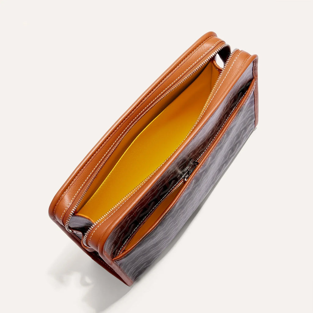 Goyard Jouvence GM Toiletry Bag Brown