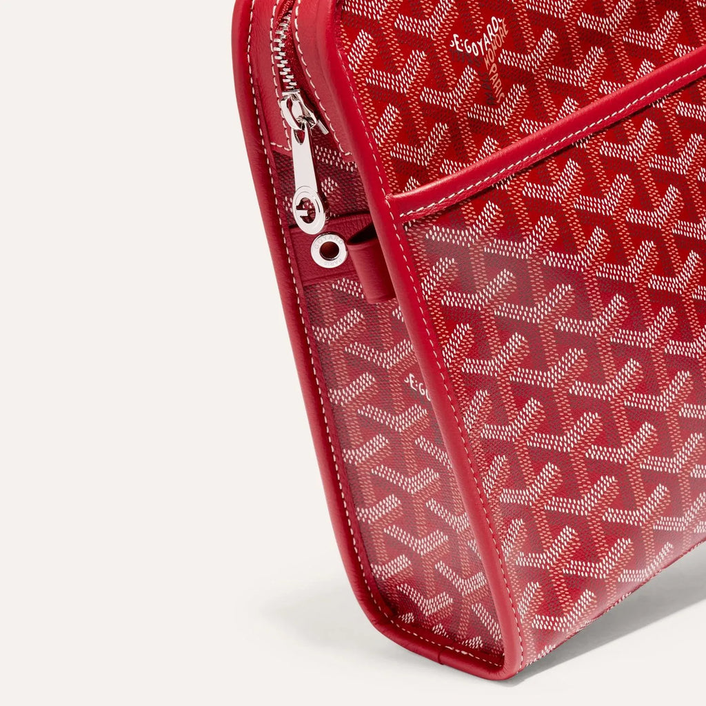 Goyard Jouvence GM Toiletry Bag  Red