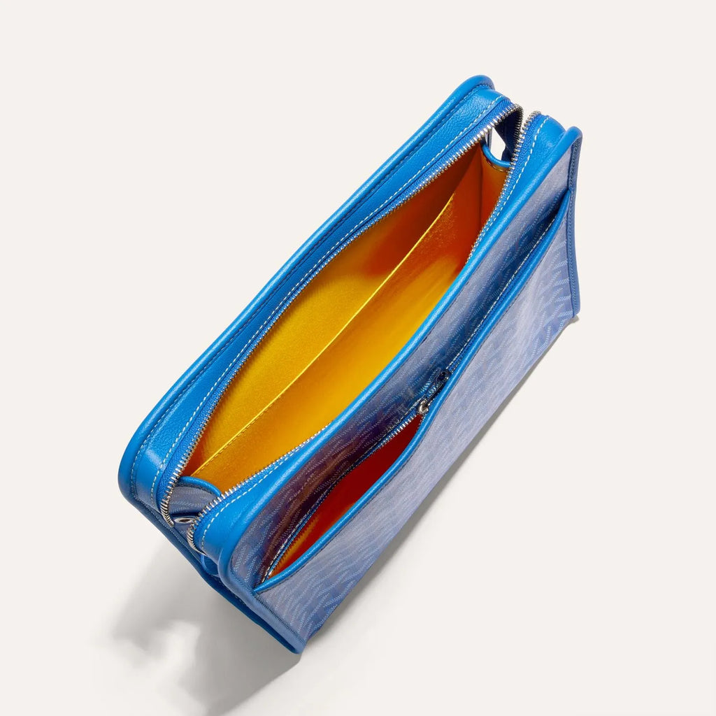 Goyard Jouvence GM Toiletry Bag  Sky Blue