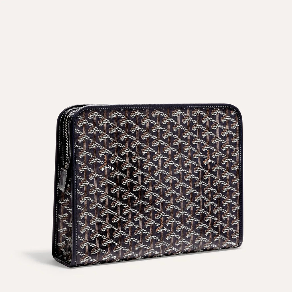 Goyard Jouvence GM Toiletry Bag Navy Blue