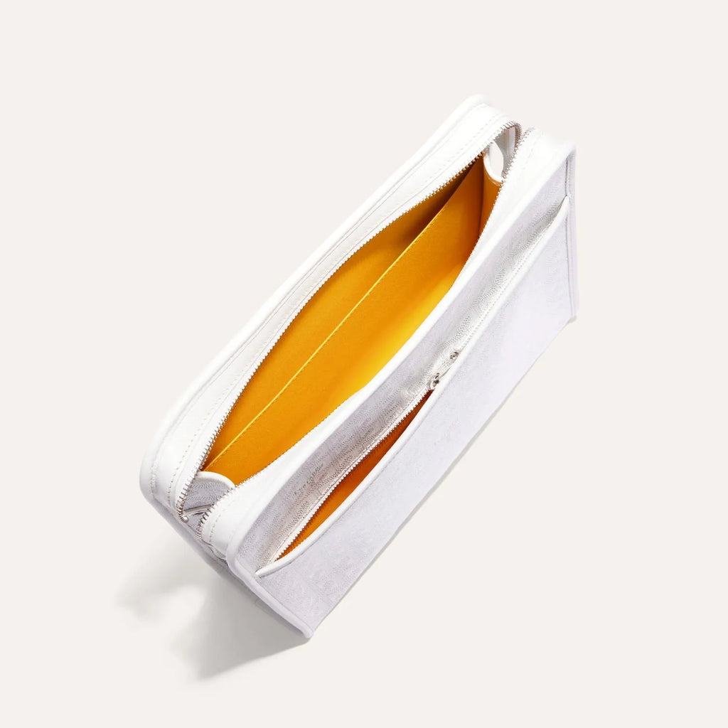 Goyard Jouvence GM Toiletry Bag White