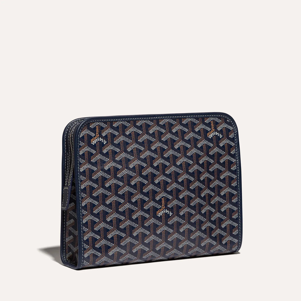 Goyard Jouvence MM Toiletry Bag Navy Blue