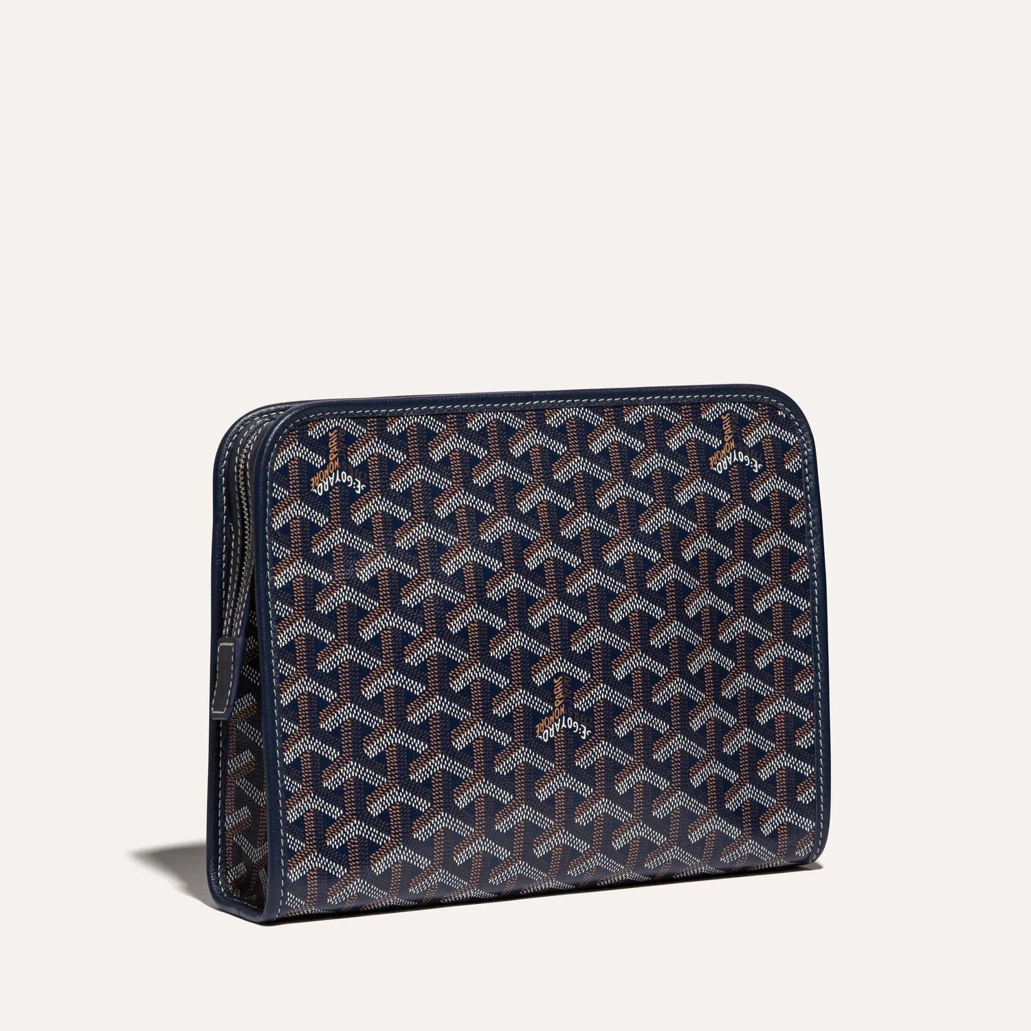 Goyard Jouvence MM Toiletry Bag Navy Blue