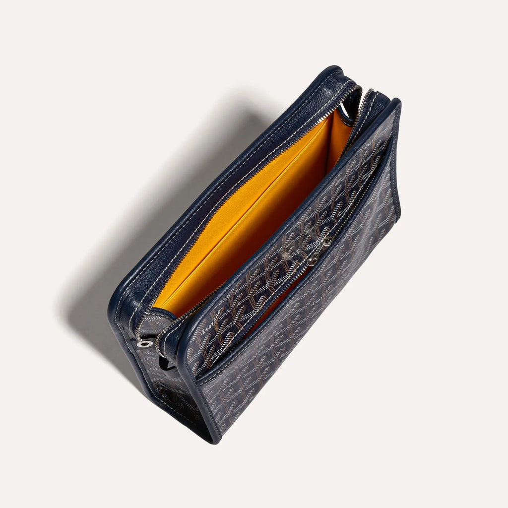 Goyard Jouvence MM Toiletry Bag Navy Blue