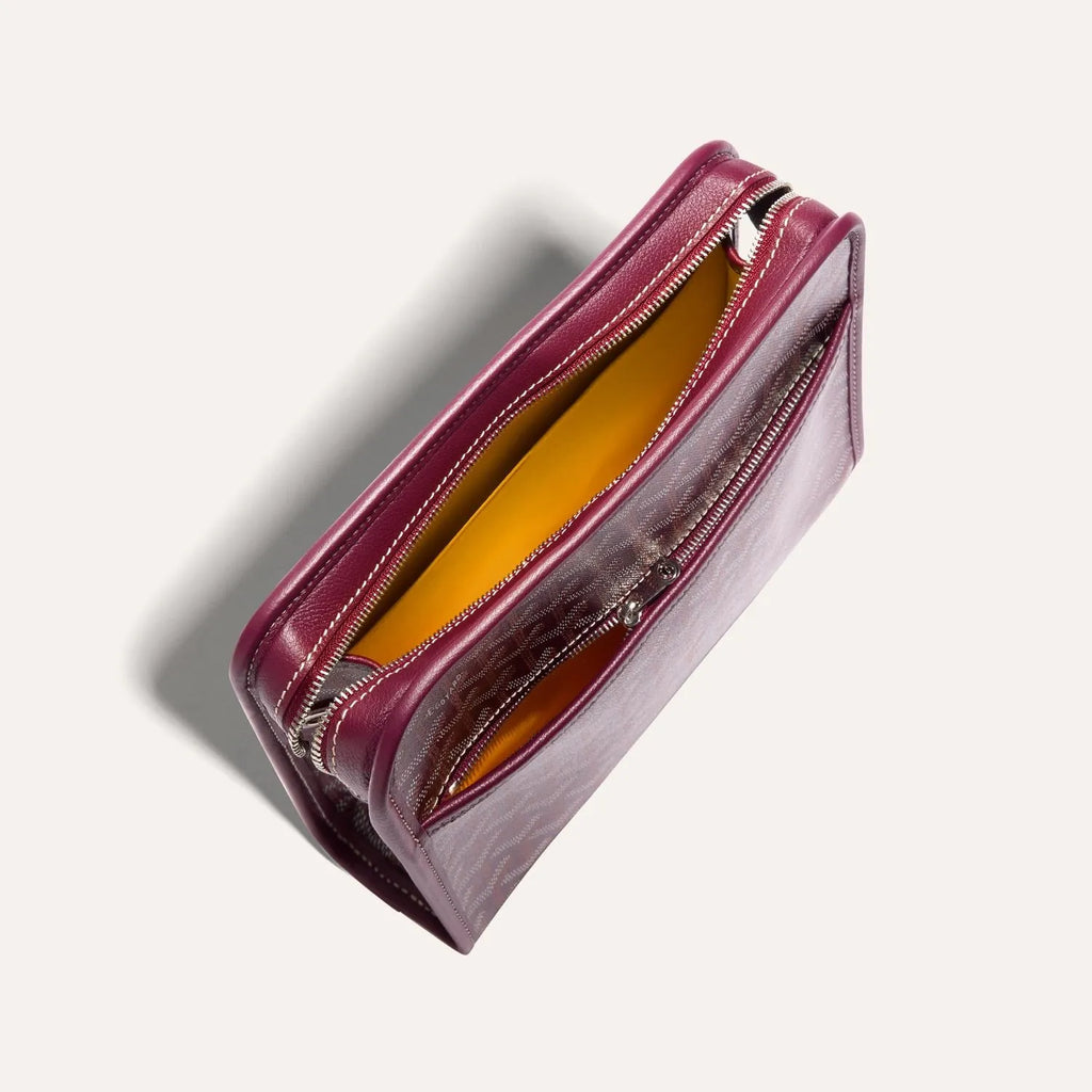 Goyard Jouvence MM Toiletry Bag Burgundy