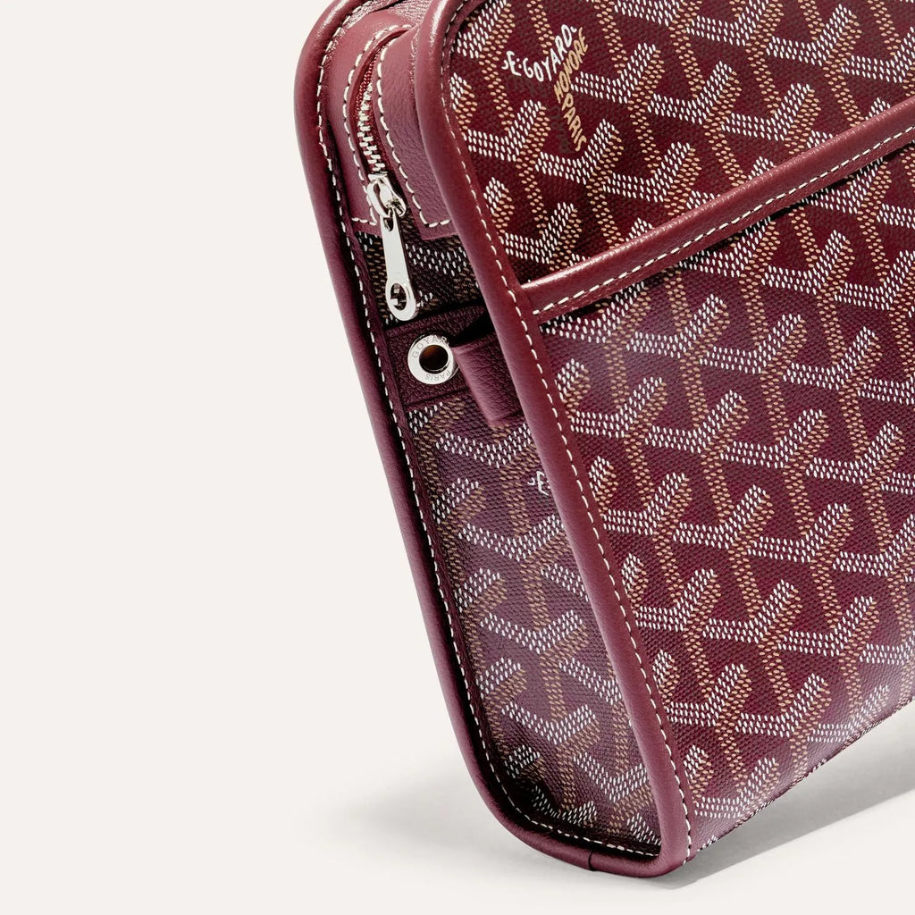 Goyard Jouvence MM Toiletry Bag Burgundy