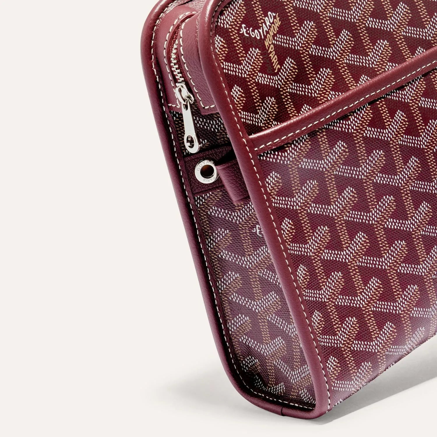 Goyard Jouvence MM Toiletry Bag Burgundy