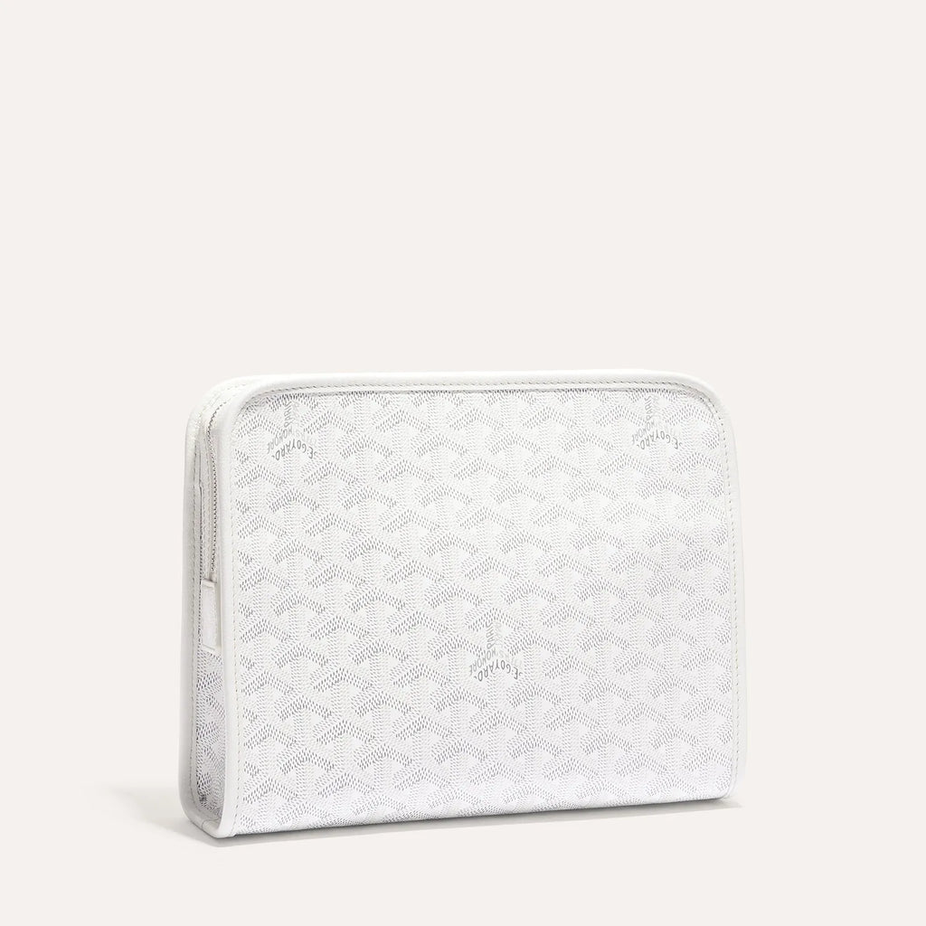 Goyard Jouvence MM Toiletry Bag White