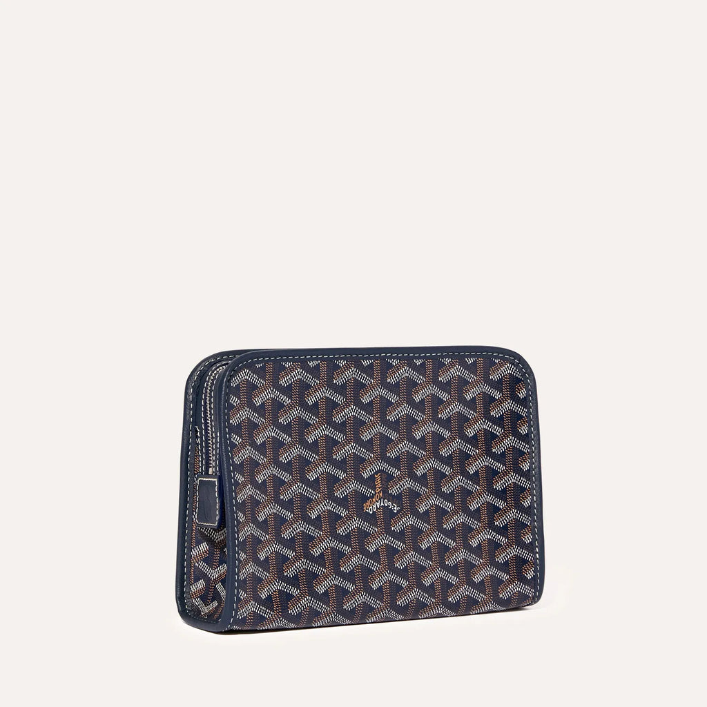 Goyard Jouvence PM Toiletry Bag Navy Blue