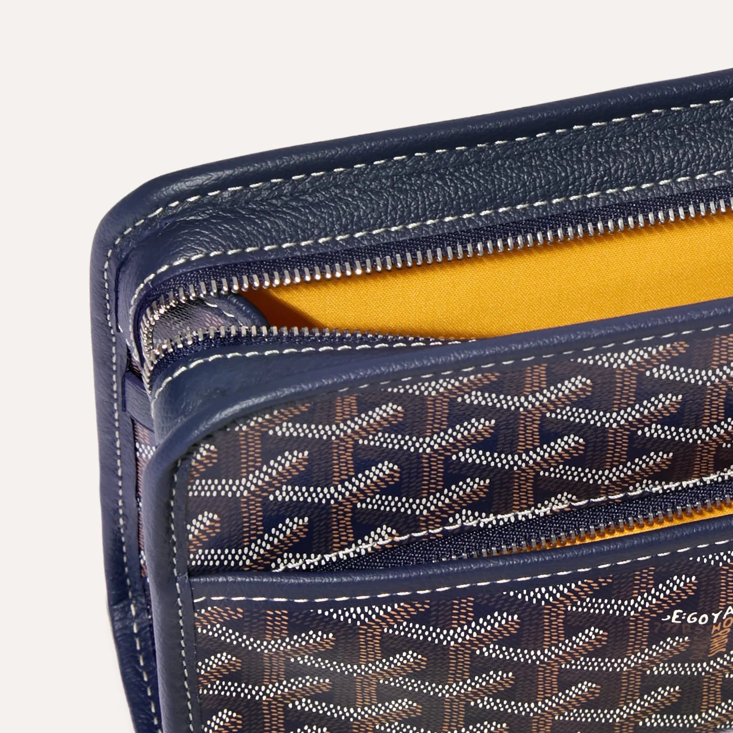 Goyard Jouvence PM Toiletry Bag Navy Blue