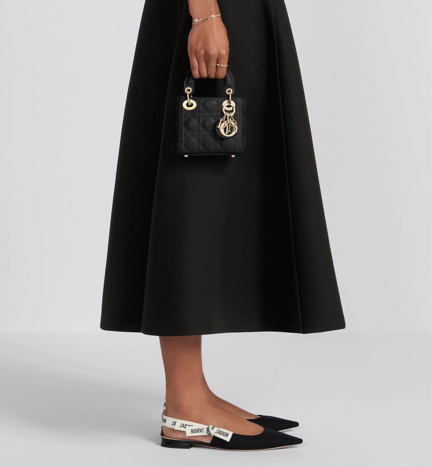 Lady Dior Micro Bag Black Cannage Lambskin