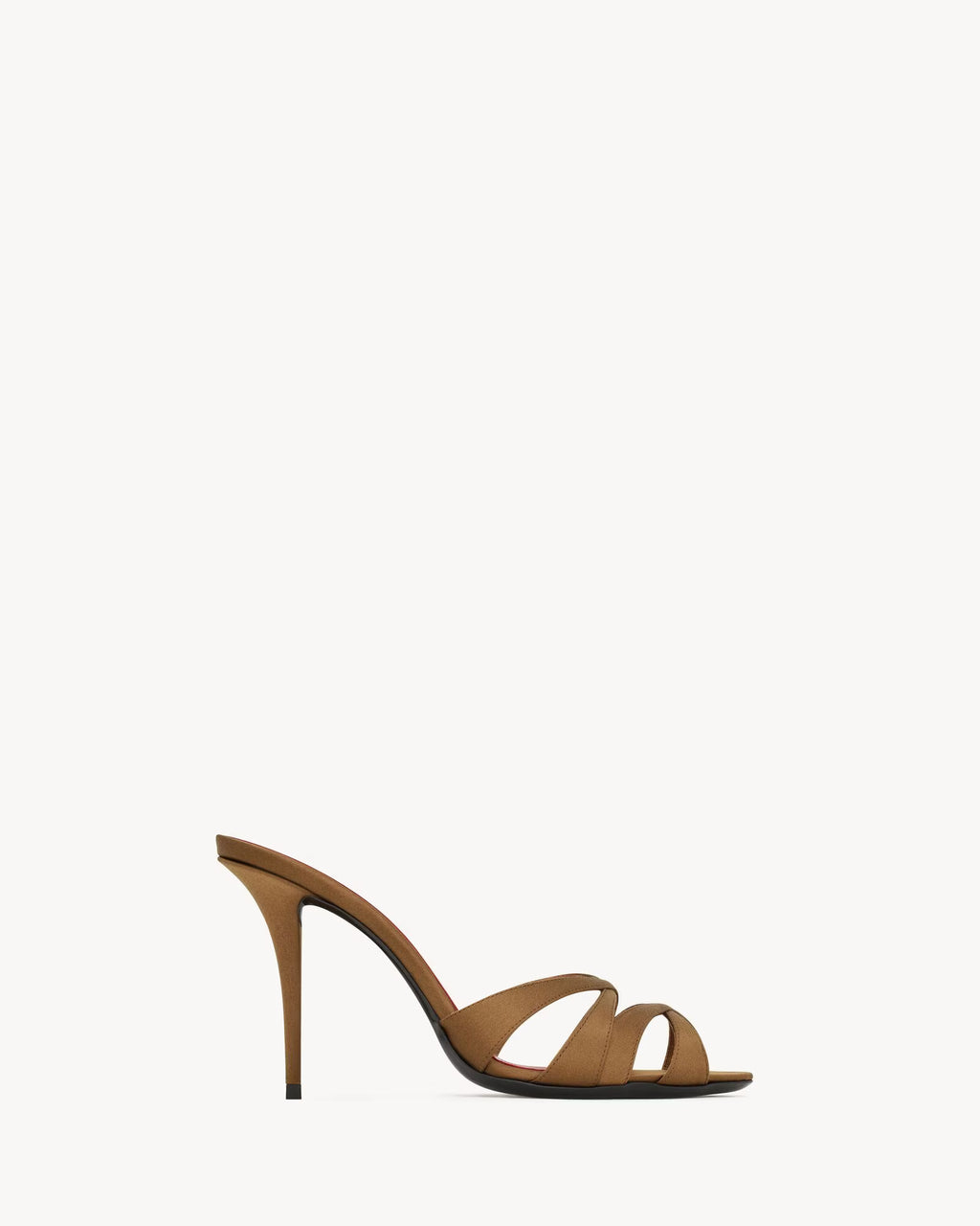 Saint Laurent Chandelle 95 satin sandals