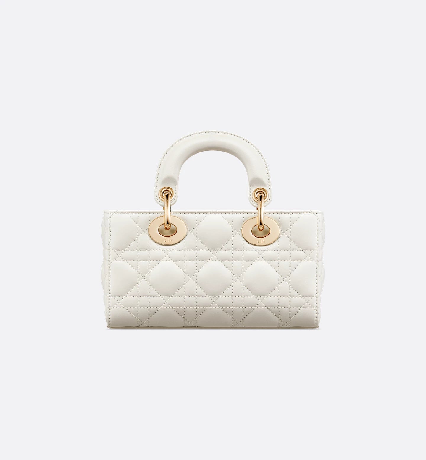 Mini Lady D-Joy Bag Latte Cannage Lambskin