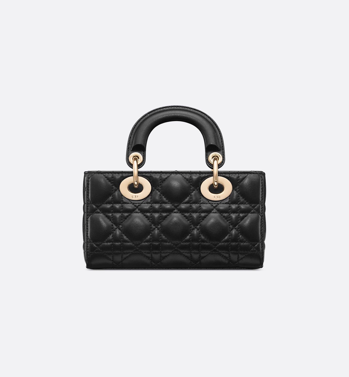 Mini Lady D-Joy Bag Black Cannage Lambskin
