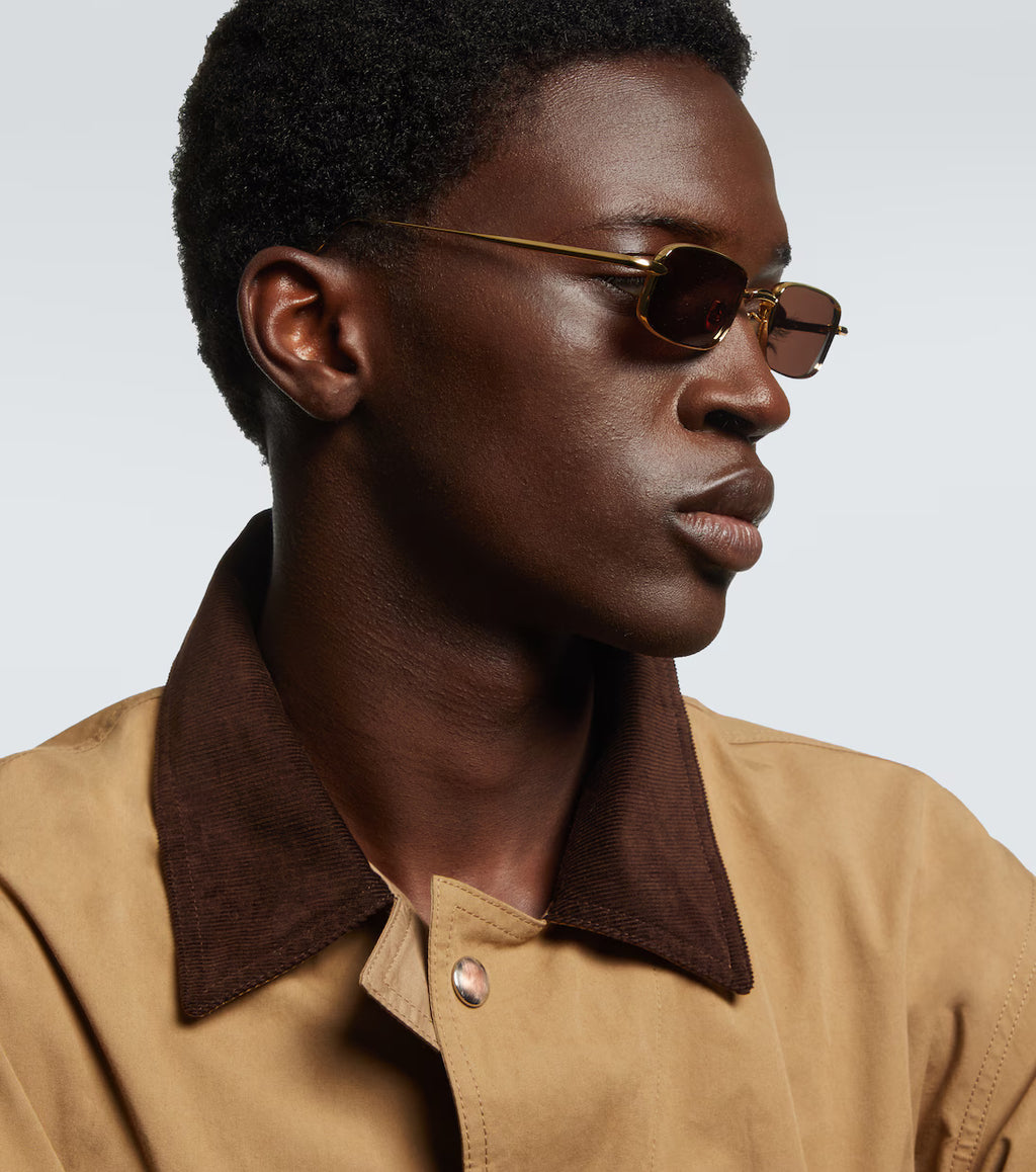 Jacques Marie Mage Dusk rectangular sunglasses