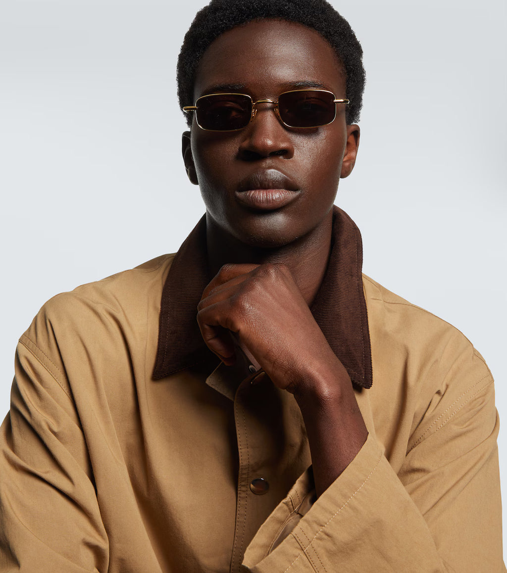 Jacques Marie Mage Dusk rectangular sunglasses