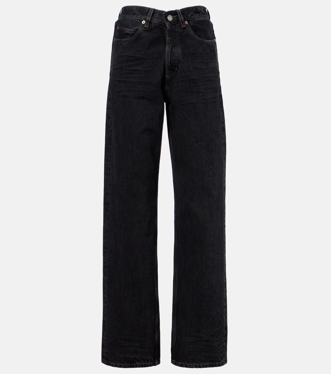 Saint Laurent V-Waist wide-leg jeans